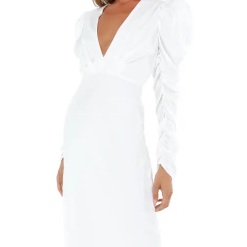 NWT White Bardot Zaria Midi Dress sz L/10
